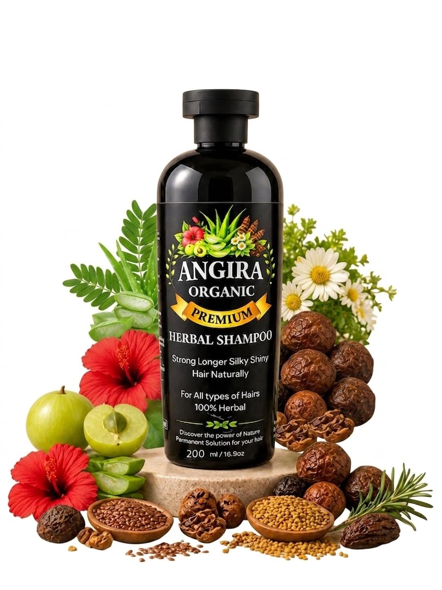 ANGIRA ORGANIC HERBAL SHAMPOO 200ML