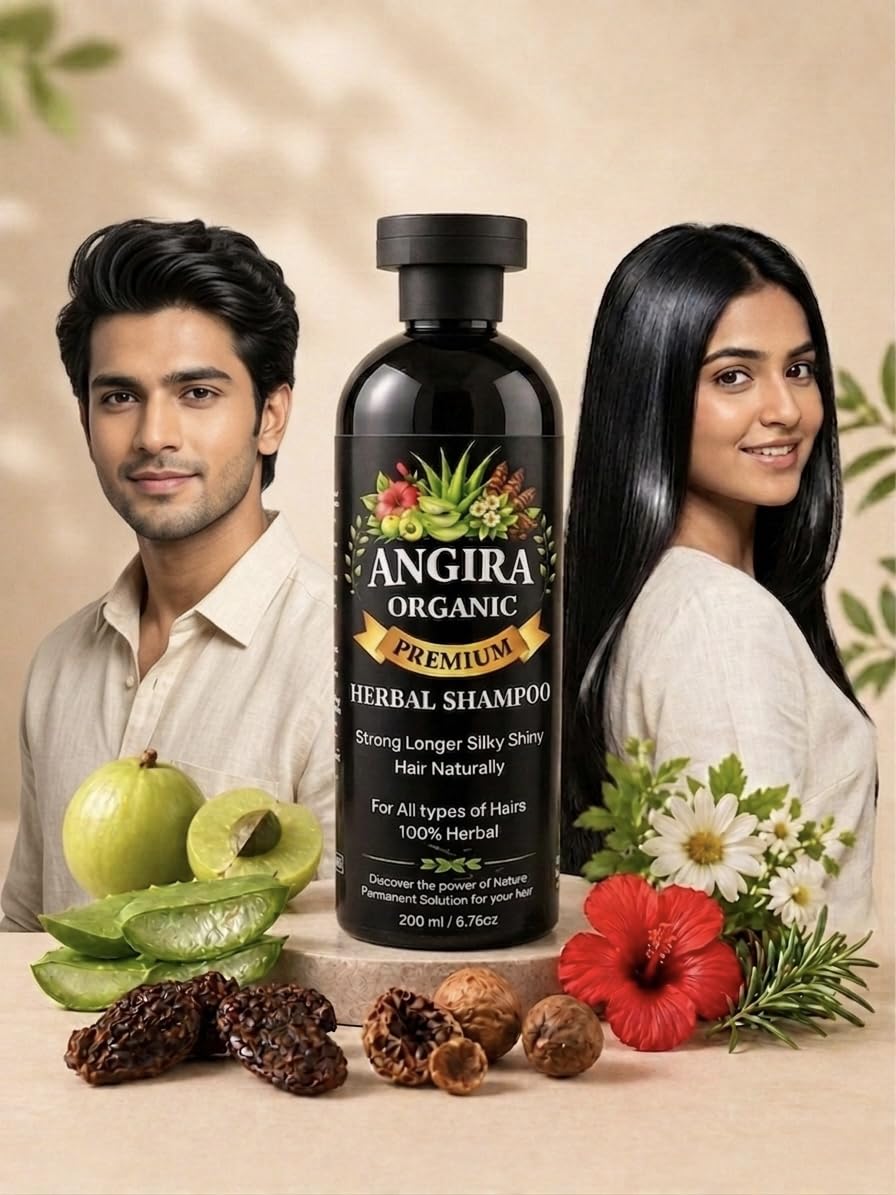 ANGIRA ORGANIC HERBAL SHAMPOO 500ML